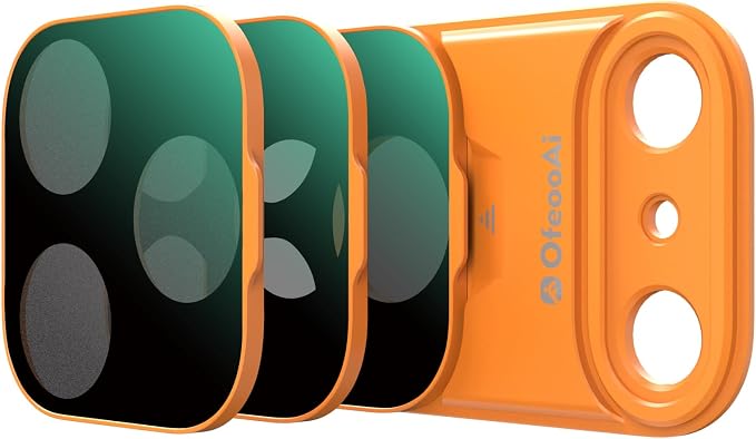 Magnetic UV Filter for iPhone 17 Pro, Snap-On Smartphone Camera Lens Filter by OfeooAi