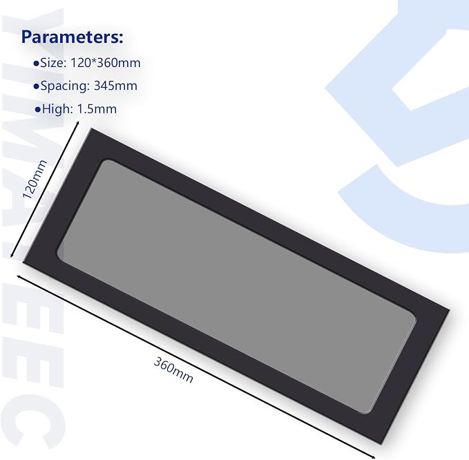 Dust Filter PC 360mmx120mm for Computer Cooler/PSU/Routers Nylon 80 Mesh - Image 4