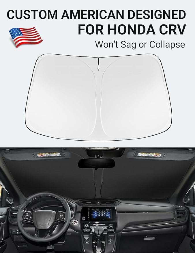 Proadsy 2026 Upgrade Front Windshield Sun Shade Foldable Sunshade Protector - Image 2