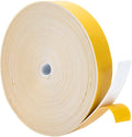 Yotache White Foam Strips Adhesive 1" x1/16, Close Cell Foam Rubber Weather by yotache