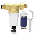 40 Micron Disc Spin Down Sediment Filter, Reusable ＆ Anti-Clog Whole House by Weisswasser