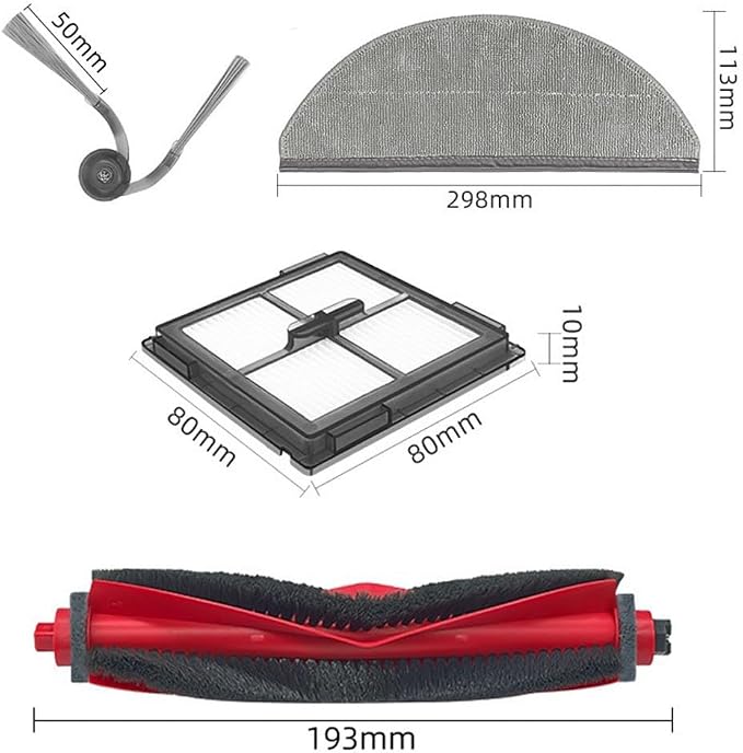 Replacement Parts Kit Fit For Roborock Q10 X-5 Q10 X-5+ Q10P Q10P+ Q10 PF Q10 - Image 4