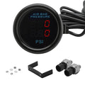 Dual Display Air Suspension Gauge Air Ride Air Pressure Gauge 2Inch 0-220PSI by CNRAQR