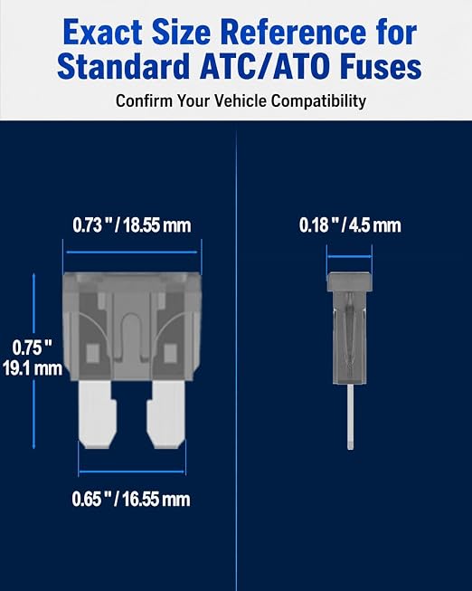 Riseuvo 150 Pcs Standard Automotive Fuse Kit - Image 7