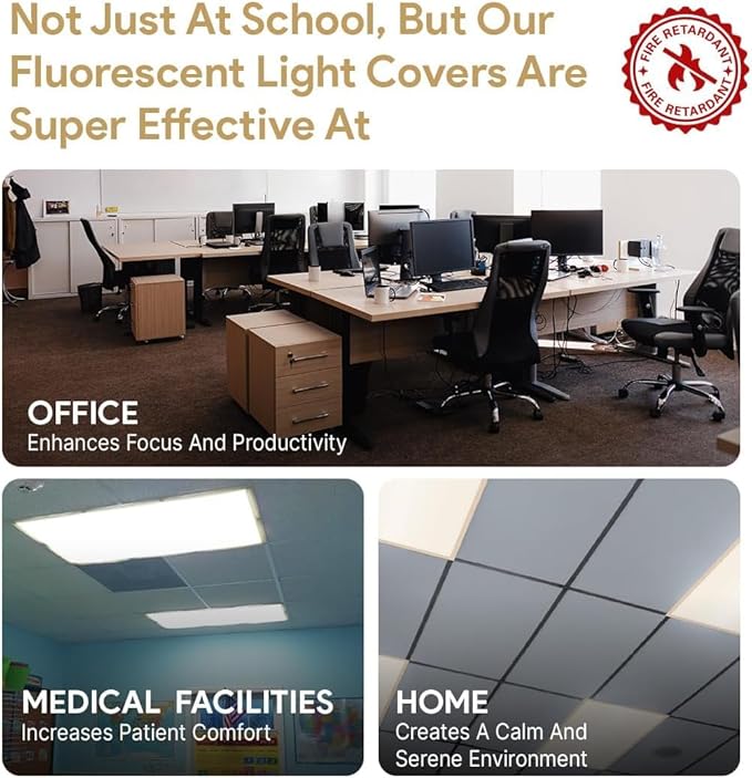 Fluorescent Light Covers for Ceiling Lights - Image 6