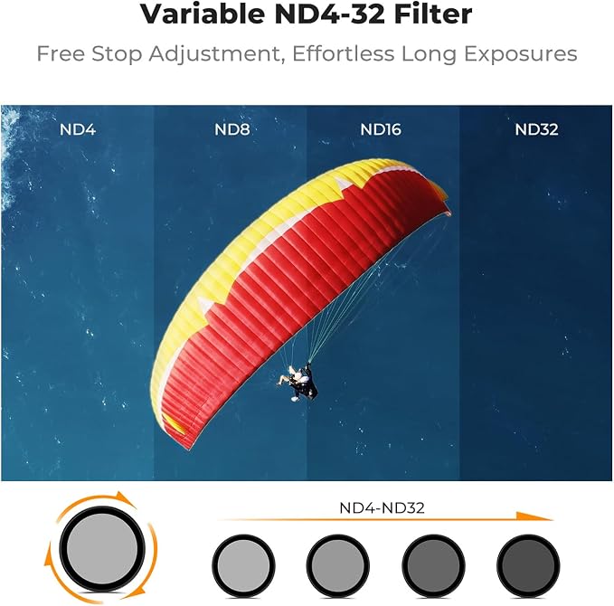 K&F CONCEPT Snap On Variable ND Filter Compatible - Image 3
