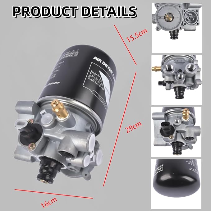 12 Volt Air Dryer Replacement for Meritor Wabco System Saver 1200 Series 955205 - Image 5