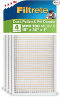 Filtrete 18x30x1 AC Furnace Air Filter, MPR 700, MERV 8, Tough on Pollen by Unknown