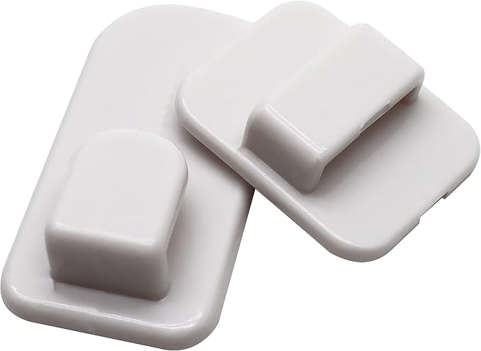 Set of 4 Remote Controller Plastic Wall Hook Holder - Image 3