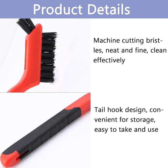 Nylon Cleaning Brushes with Ergonomic Handle - Image 5