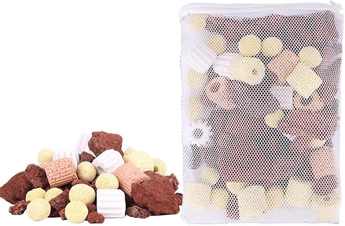 12Pcs Aquarium Filter Bags Fish Tank Mesh Media Filter Bags Carbon Filter Bags - Image 4