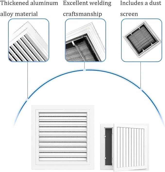 Decorative Return Air Grille Cover, Wall/Ceiling Vent Cover - Image 4
