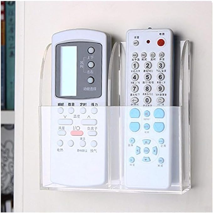 Remote Control Holder Organizer Wall Mount Acrylic Tidy by APSOONSELL