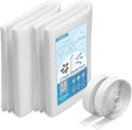 UCINNOVATE MERV 13 Filter Media 20"x90", 2 Pack 12.5 Ft² Cut to Fit by UCINNOVATE