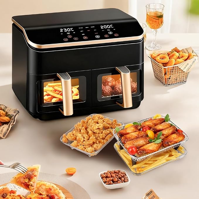 BYKITCHEN Air Fryer Rack for Ninja 8 QT DZ201/ SL201 DualZone Airfryer/Bella - Image 7