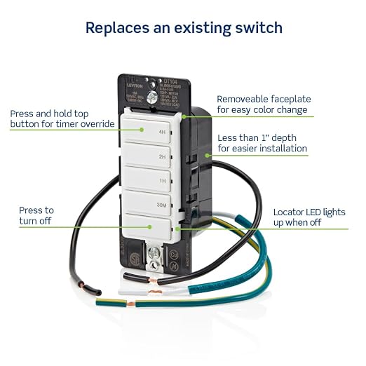 Leviton Countdown Timer Switch for household lights, heaters and exhaust fans - Image 3