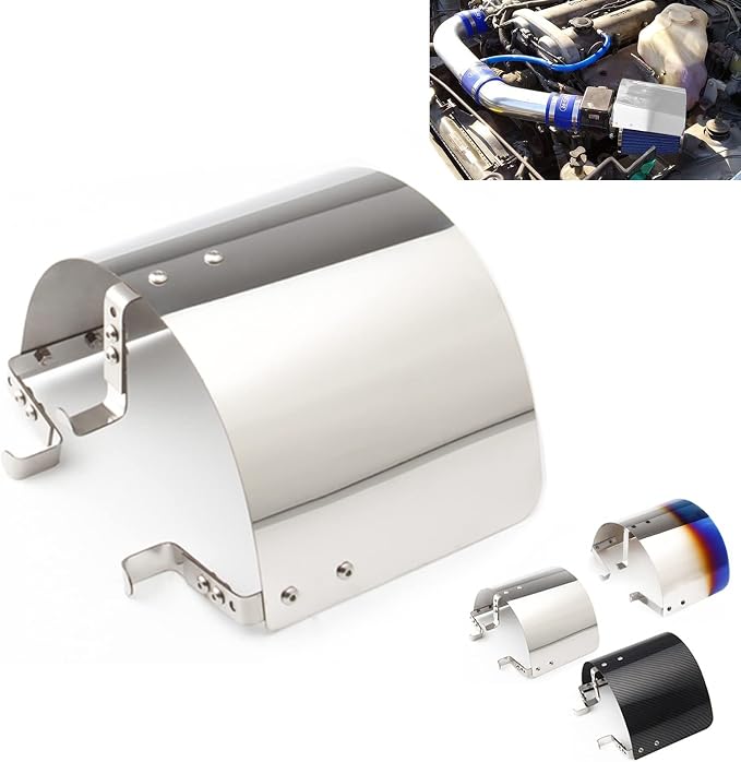 Protective Air Intake Heat Shield Wrap, Heat-Insulation Air Filter Cover 2.5" - Image 6