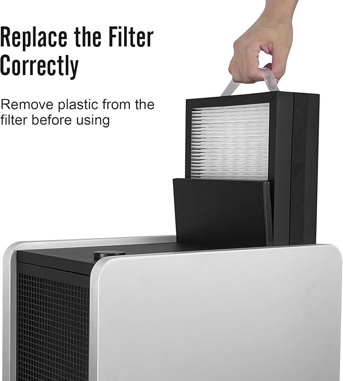 Air Purifier Replacement Filter, H13 True HEPA Filter - Image 4