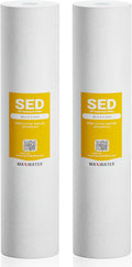 Max Water 20" x 4.5" 10 Micron Sediment Water Filter, Whole House Water Filter by MaxWater