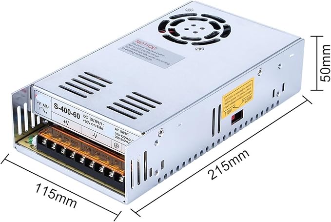 S-400-60 Input 110V Switch 400W 60V 6.7A Air Purifier Power Switching Power - Image 2