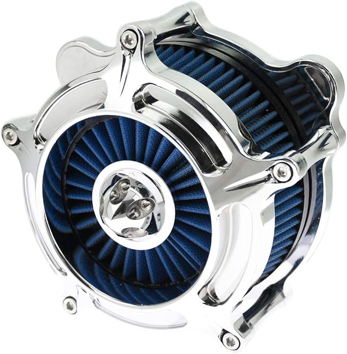 HDBUBALUS Motorcycle CNC Spike Air Cleaner Air Filter Intake System Fit by HDBUBALUS