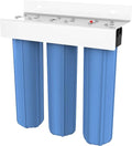 Pentair Pentek BBFS-222 Big Blue Three-Housing Filtration System, Holds 20" x by PENTAIRPENTEK