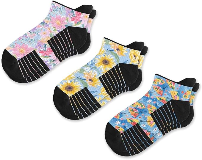 Viasox Ankle Compression Socks for Women & Men 3 Pack, 14 mmHg Support Improves - Image 2