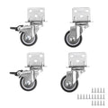 HOWDIA 1.25" Swivel Plate Caster Wheels by HOWDIA