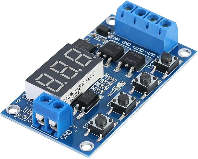 DC Timer Module, Timer Switch Module, Cycle Delay Timer Switch, Turn On/Off - Image 3