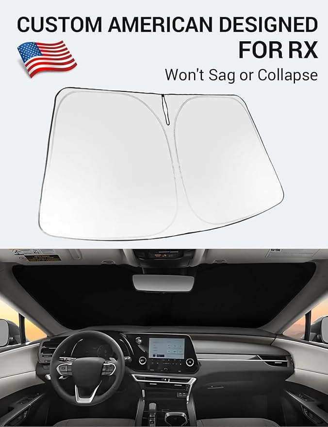 Proadsy Windshield Sun Shade for RX 2026 2025 2024 2023 Foldable Front Sunshade - Image 2