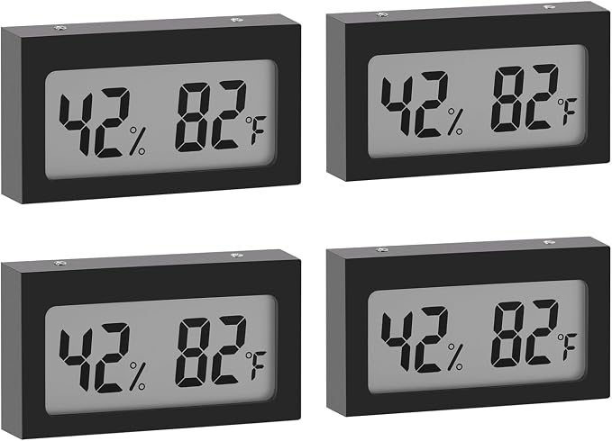 Digital Hygrometer Thermometer by SEISSO