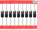 Chanzon 1N4001 Rectifier Diode 1A 50V DO-41 Axial 4001 IN4001 1 Amp 50 Volt by Chanzon