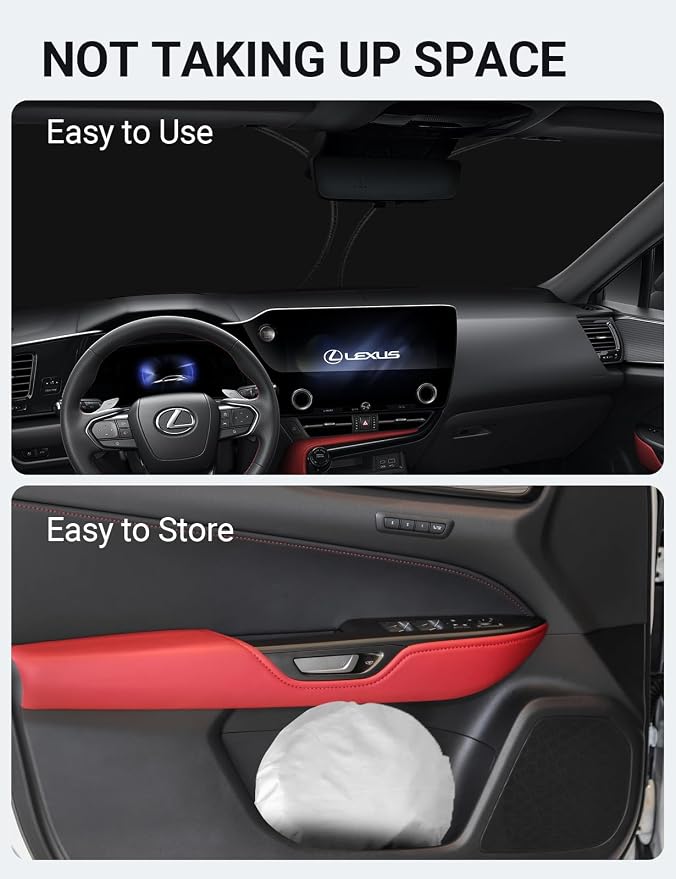 Proadsy 2026 Upgrade Windshield Sun Shade Custom Fit Lexus NX 2022-2025 2026 - Image 7