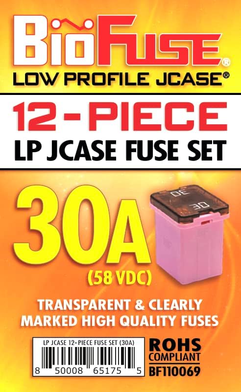 30A Low Profile JCASE 12-Piece Cartridge Fuse Assortment. Fits Most: Nissan - Image 7