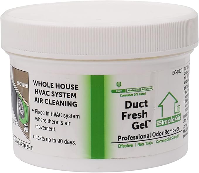 Duct Fresh Gel - HVAC Air Freshener, Deodorizer Non Toxic - Image 6