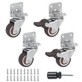 Side Mount Casters Set of 4 by Molen