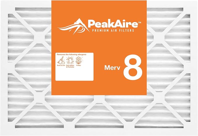 Merv 8 Basic 14" x 20" x 1" Air Filter by PeakaireFIlters