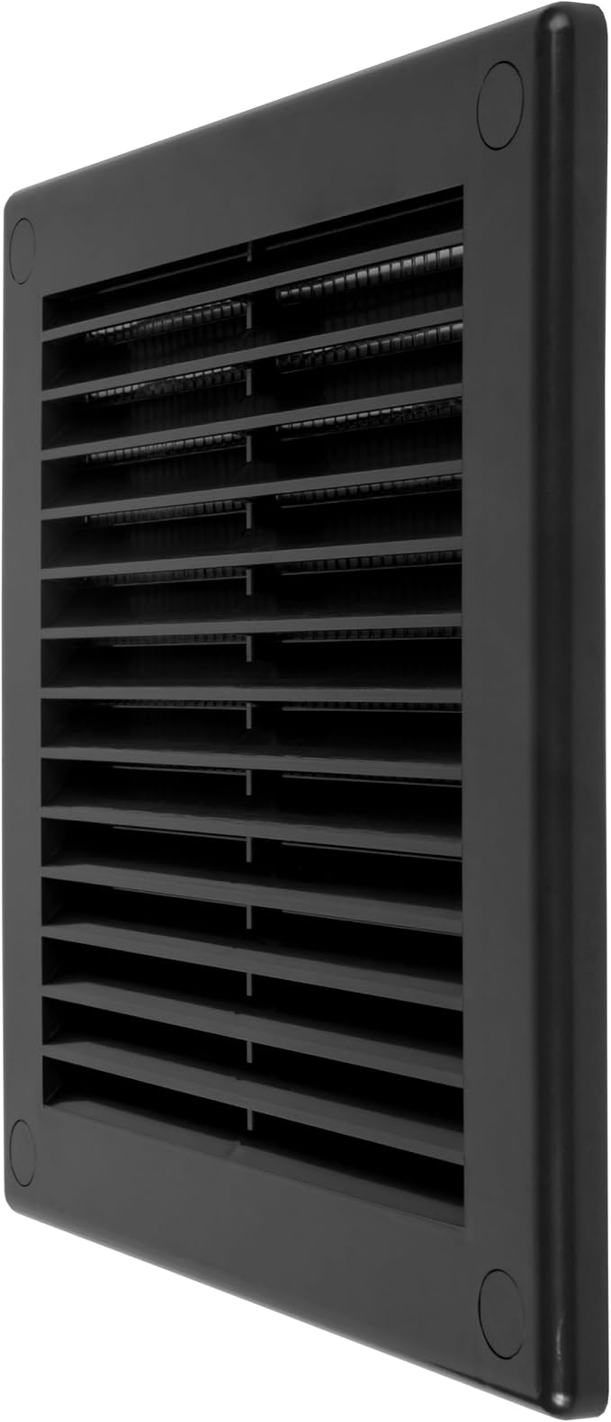 6 x 6 Inch Black Air Vent Cover – Plastic Square Air Vent Grill Cover - Image 8