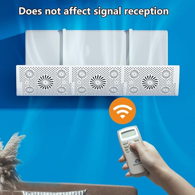 Air Conditioner Deflector for Home, Anti Direct Blowing No Drilling | 180° - Image 6
