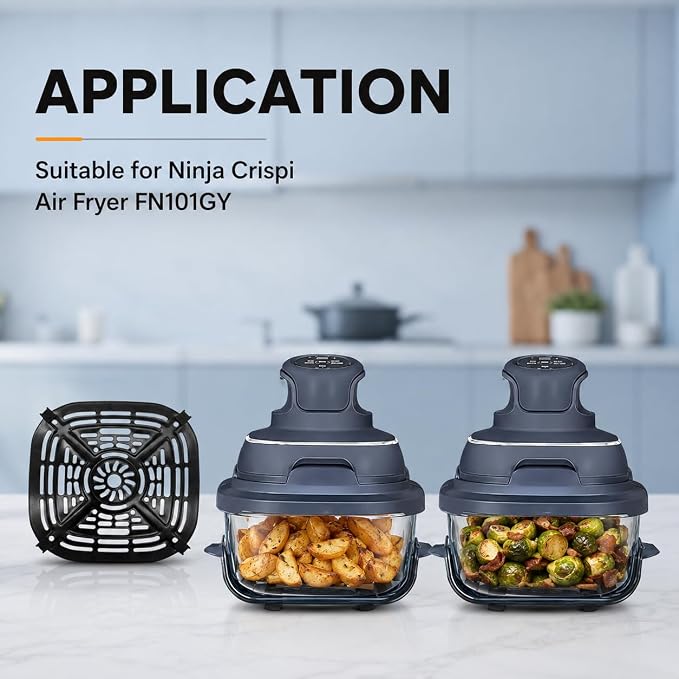 Air Fryer Tray for Ninja Crispi Air Fryer FN101GY, Replacement Crisper Plate - Image 5