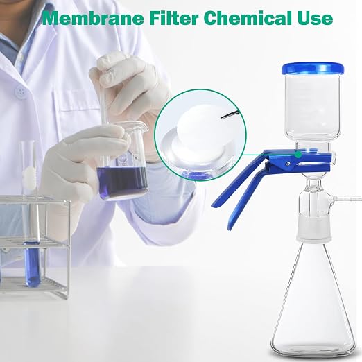 Xin Tester 100 Pieces Nylon Disc Membrane Filters, 50 mm Diameter, 3µm Pore Size - Image 3