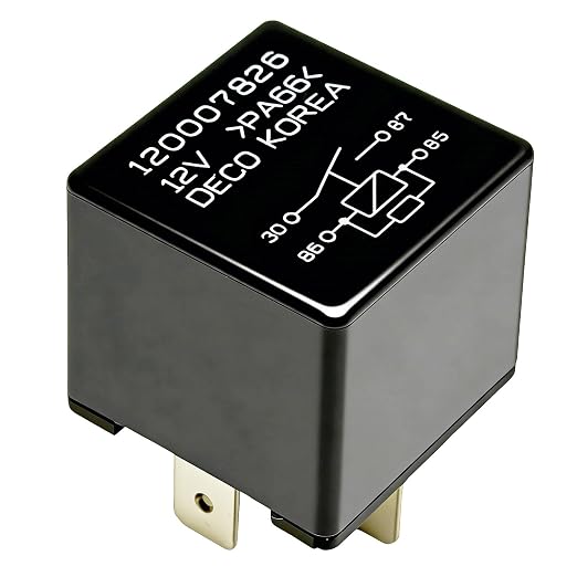 2Pcs 120007826 12V 40A 4-Pin Air Conditioning Fan Relay Normally Open - Image 5