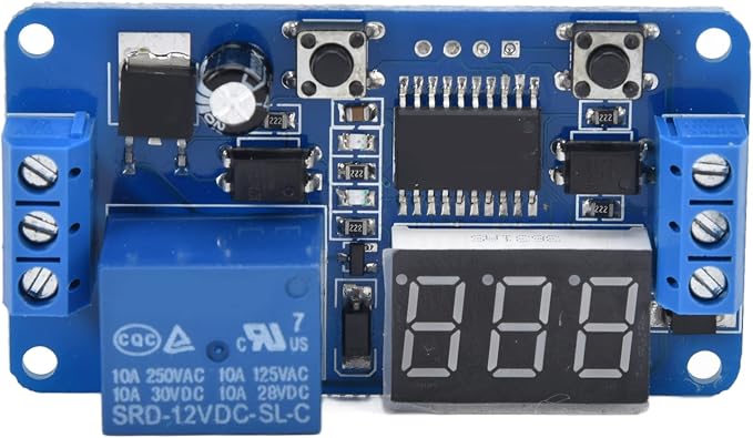 FTVOGUE 12V Time Control Switch, PCB Material, MCU Control Timer Relay Module - Image 8