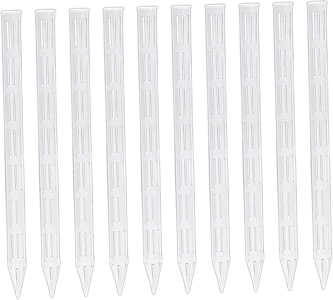 Baoblaze 10Pcs Pots Soil Aeration Stakes Air Tubes Cut to Length Design to - Image 7
