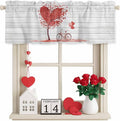 Valentine's Day Valance Curtains by LaBLUUX