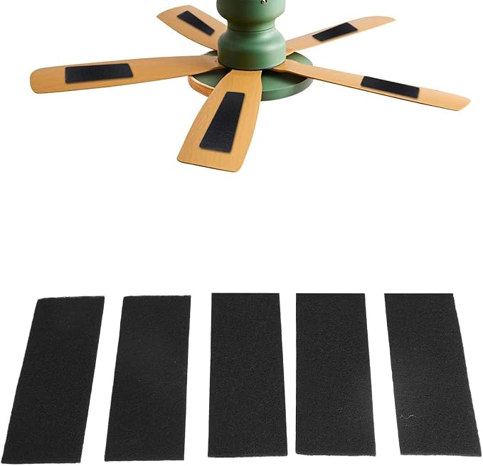 5pcs Ceiling Fan Blades Filters, Activated Charcoal Ceiling Fan Filters - Image 2