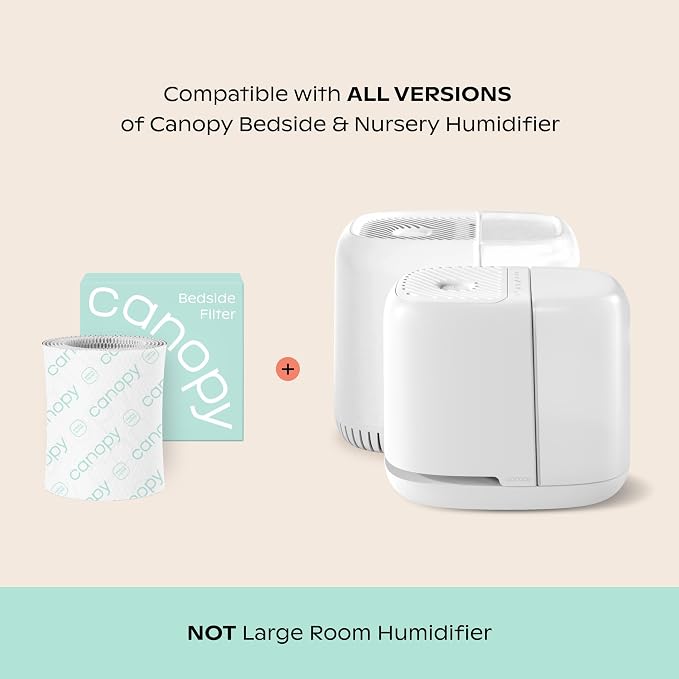 Canopy Original Bedside Humidifier Filter 2.0 – 3-Pack Replacement Filters | - Image 2