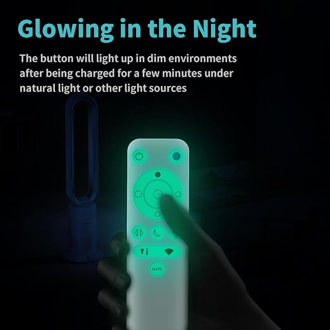 Upgrade Glowing Fan Remote Control Replacement No Setup - Image 3