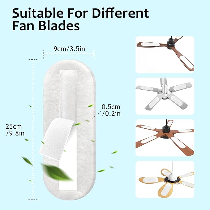 2026 Upgrade 10pcs Ceiling Fan Filters - Image 7