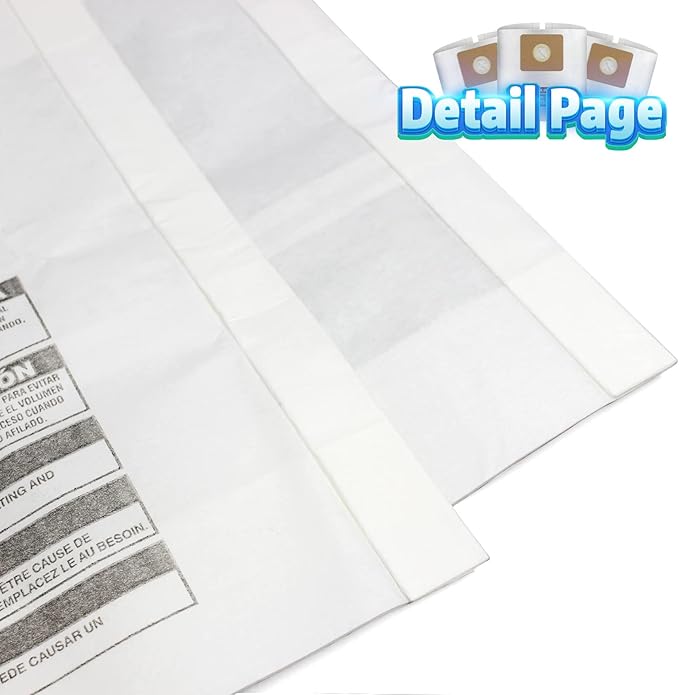 for Shop Vac Bags 3 Gallon, Type C - Image 5